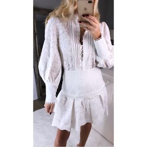 Blouse with skirt set